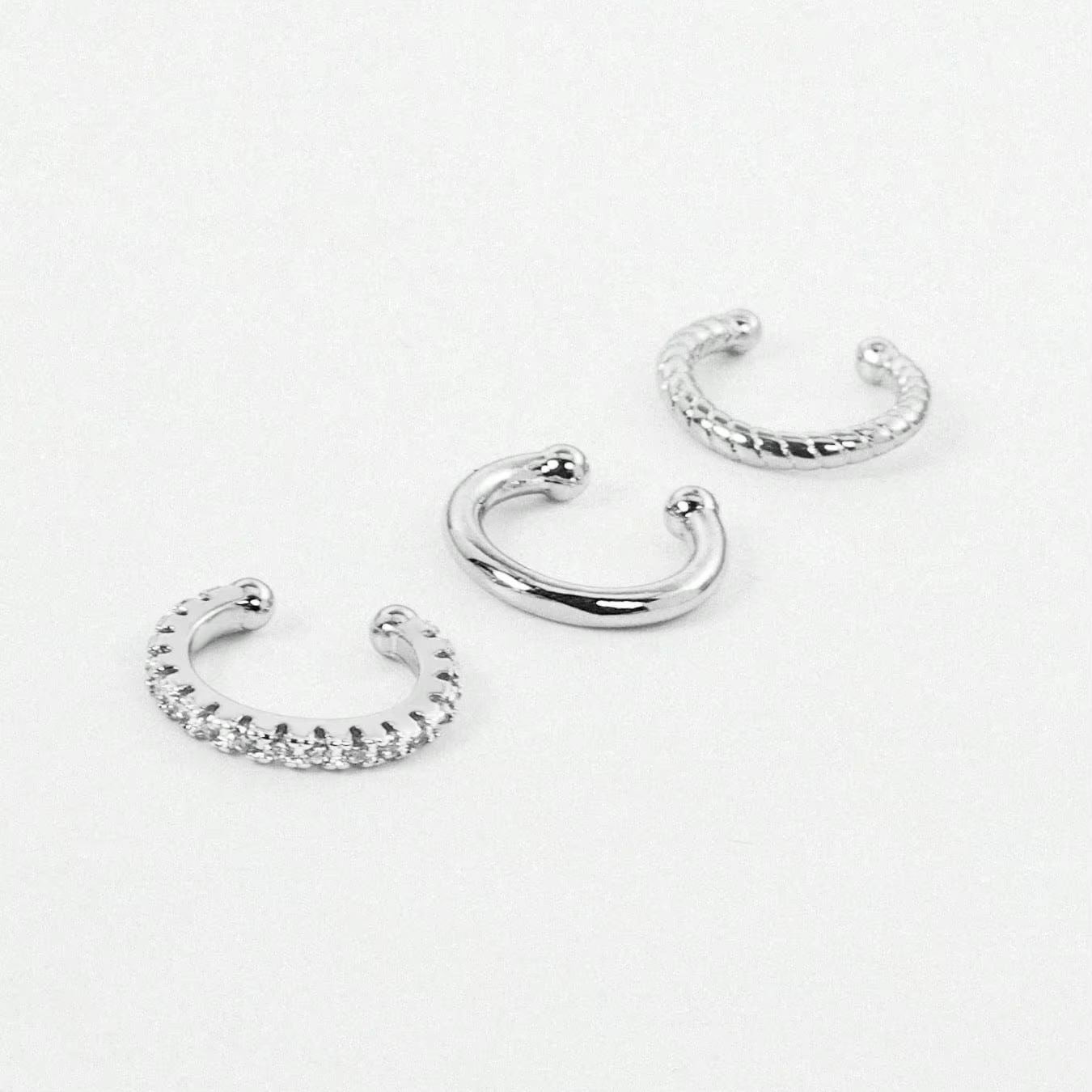 3 Pcs Ear Cuff Earrings for Wo - Body Jewelry Hypoallergenic 评论和价格