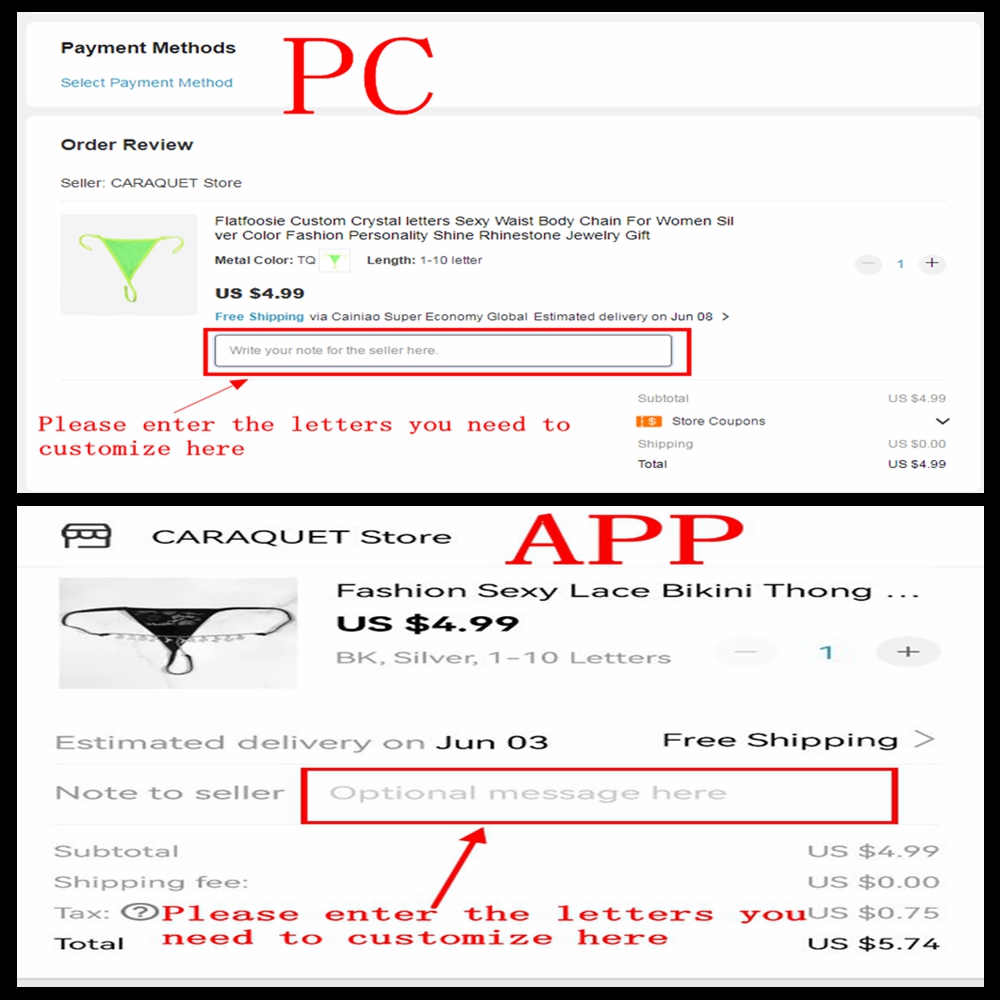 Custom Bikini Thong with Name  - Body Jewelry Names 评论和价格