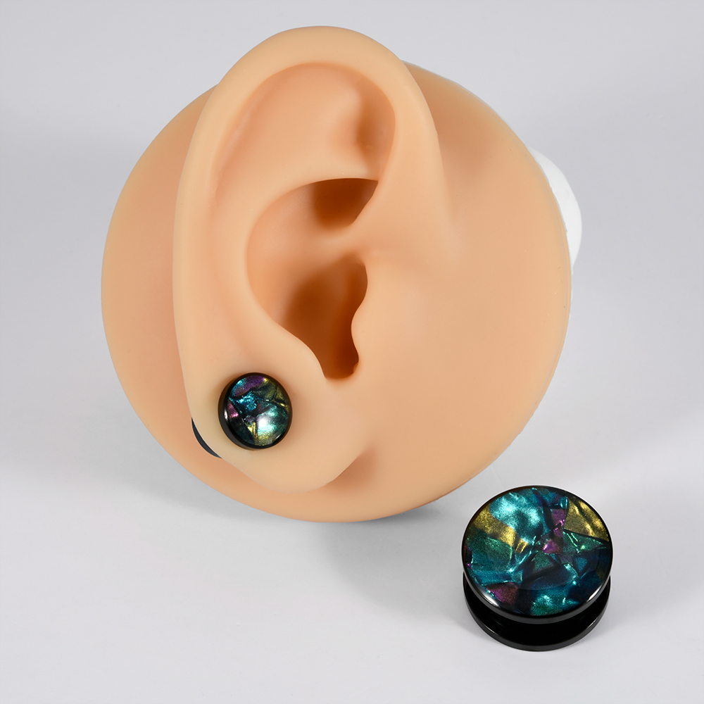 1PC Stainless Steel Mix Colors - Body Jewelry Ear Gauges 评论和价格