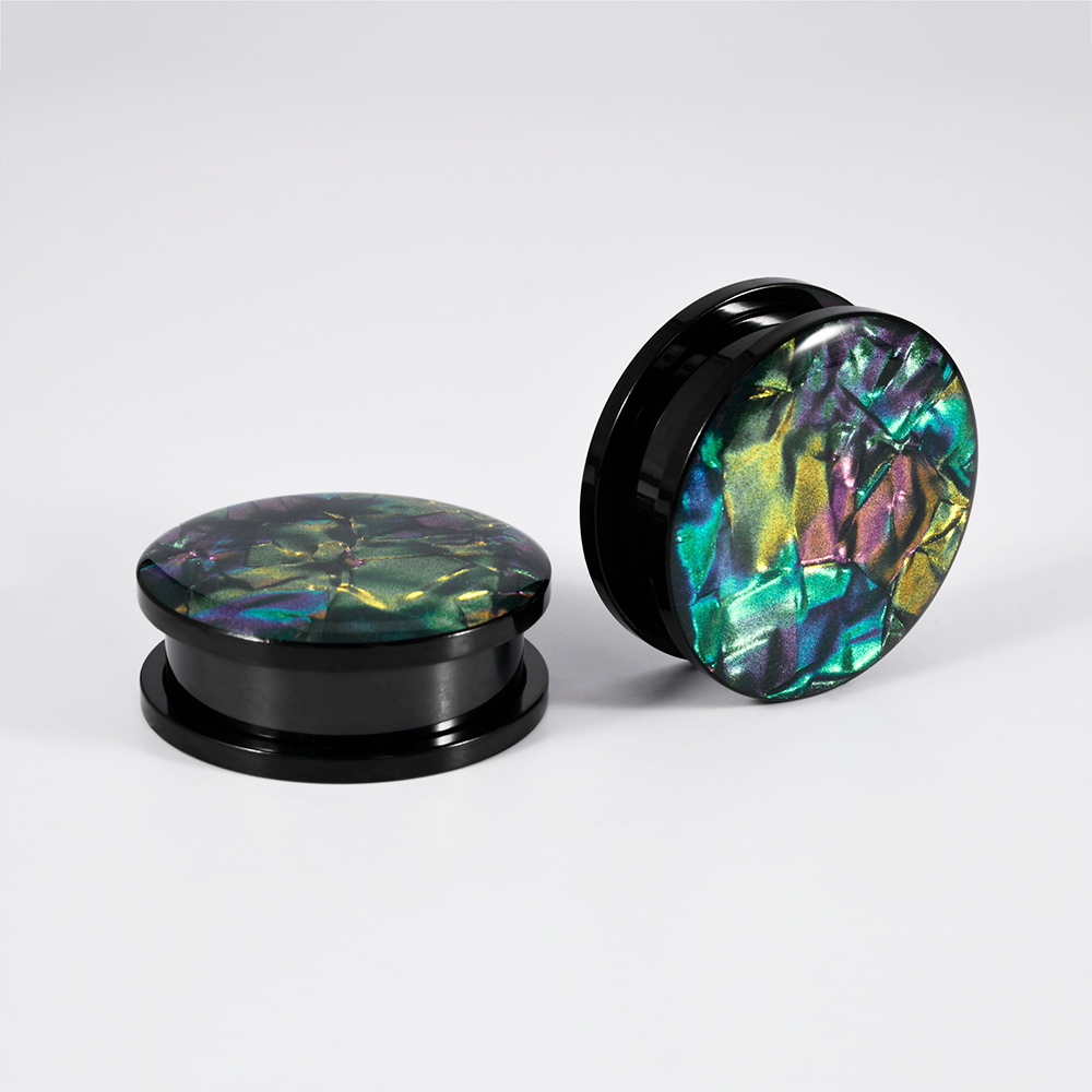 1PC Stainless Steel Mix Colors - Body Jewelry Ear Gauges 评论和价格