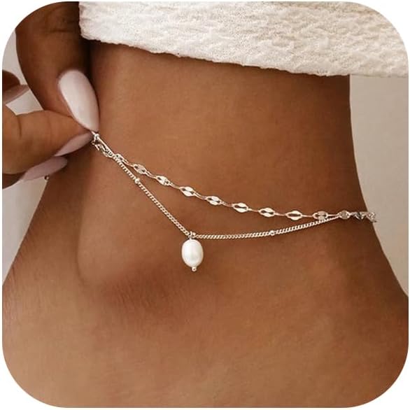 Ankle Bracelets for Women 14k  - Body Jewelry Real Gold 评论和价格