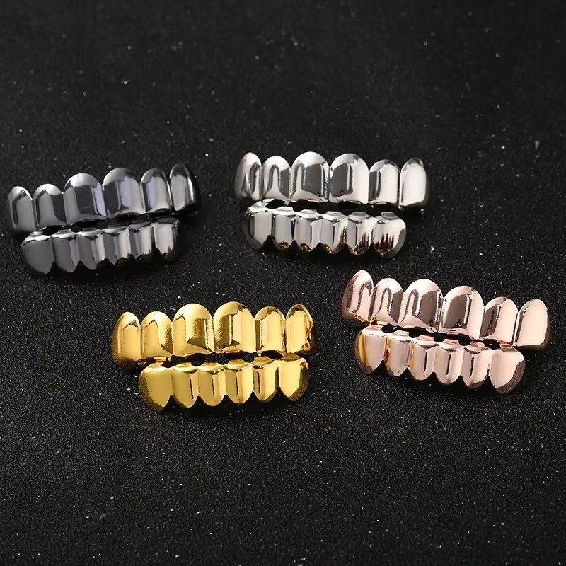 Gold Silver Plated HIP HOP Tee - Body Jewelry Real Gold 评论和价格