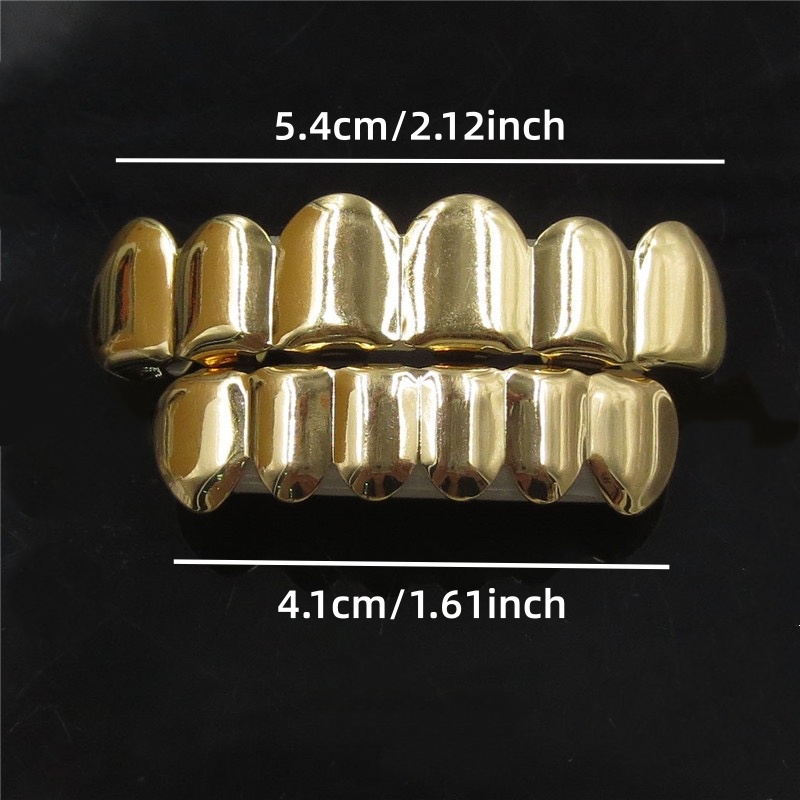Gold Silver Plated HIP HOP Tee - Body Jewelry Real Gold 评论和价格