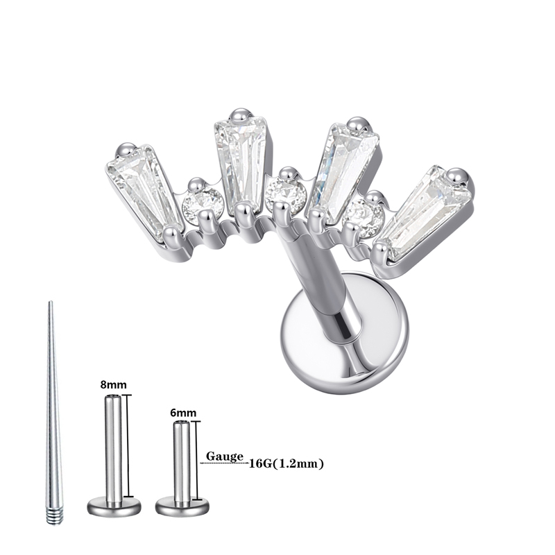 1 Pcs ASTM Titanium Helix Pier - Body Jewelry Hypoallergenic 评论和价格