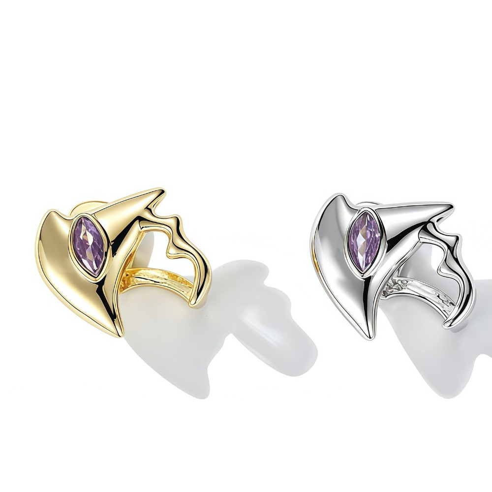 Marquise Zircon Teeth Grillz C - Body Jewelry Real Gold 评论和价格