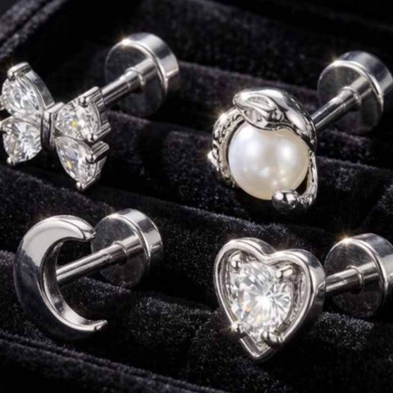 1PC Hypoallergenic Cartilage E - Body Jewelry Hypoallergenic 评论和价格