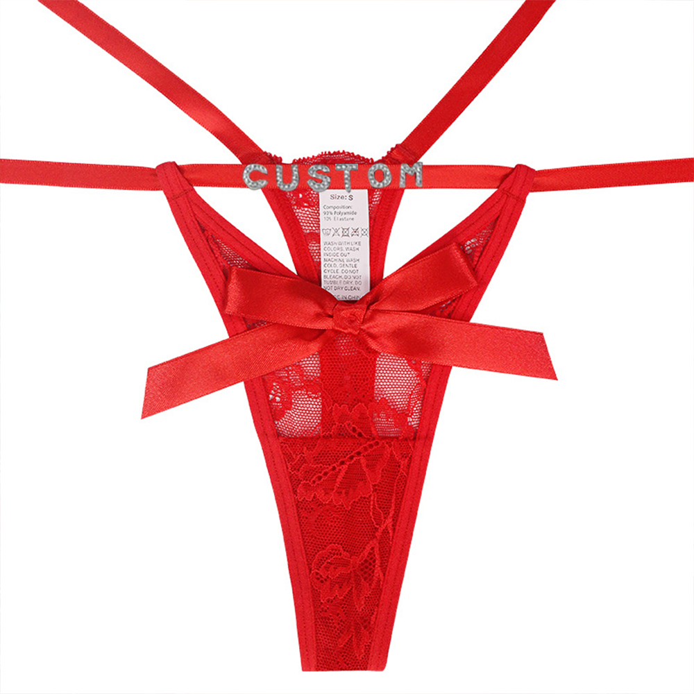 Custom Name Thongs Name Underw - Body Jewelry Names 评论和价格
