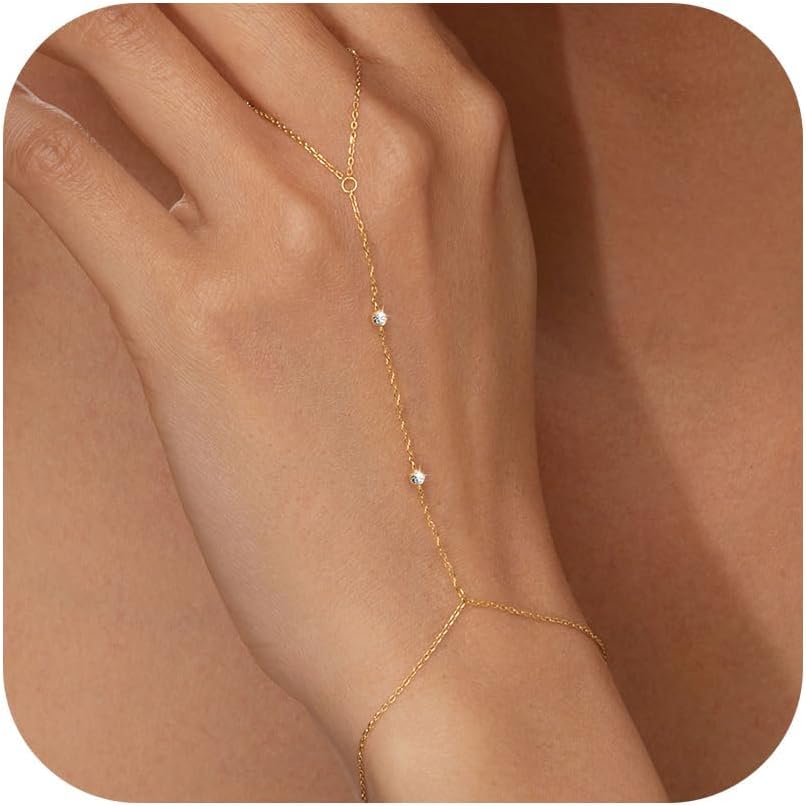 Trendy Women 14K Real Gold Pla - Body Jewelry Real Gold 评论和价格