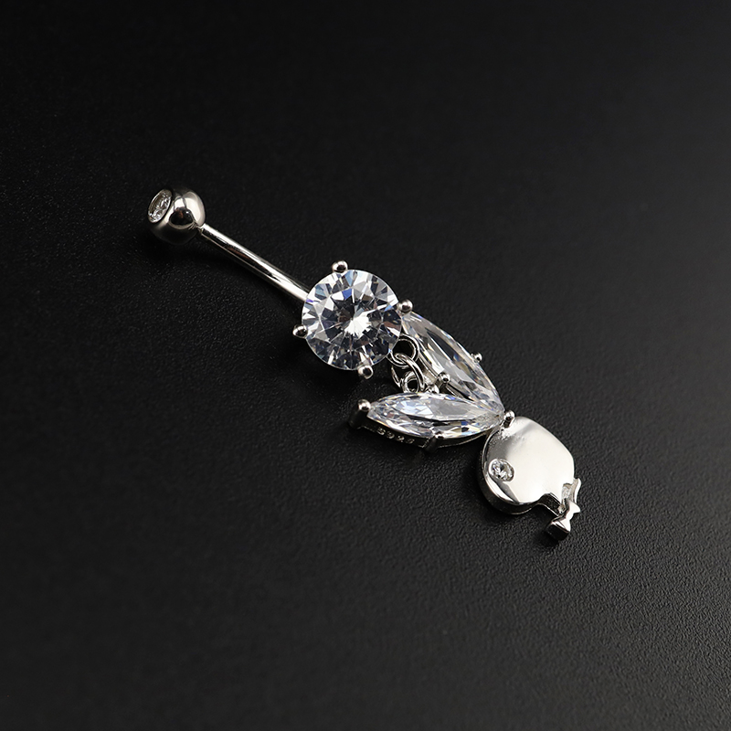 Hypoallergenic 925 Sterling Si - Body Jewelry Hypoallergenic 评论和价格
