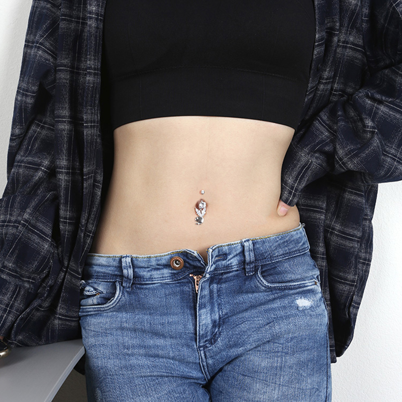 Hypoallergenic 925 Sterling Si - Body Jewelry Hypoallergenic 评论和价格