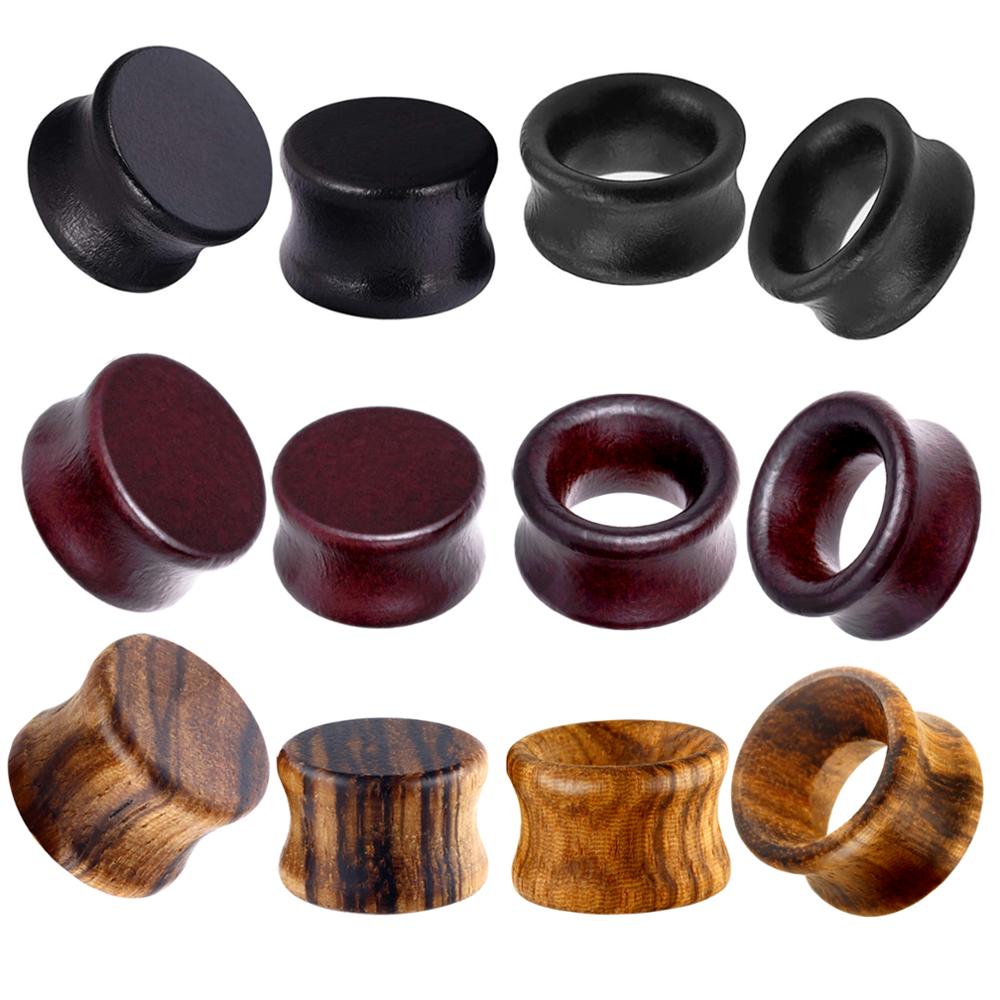 JUNLOWPY 2g 0g 00g Wood Flesh  - Body Jewelry Ear Gauges 评论和价格