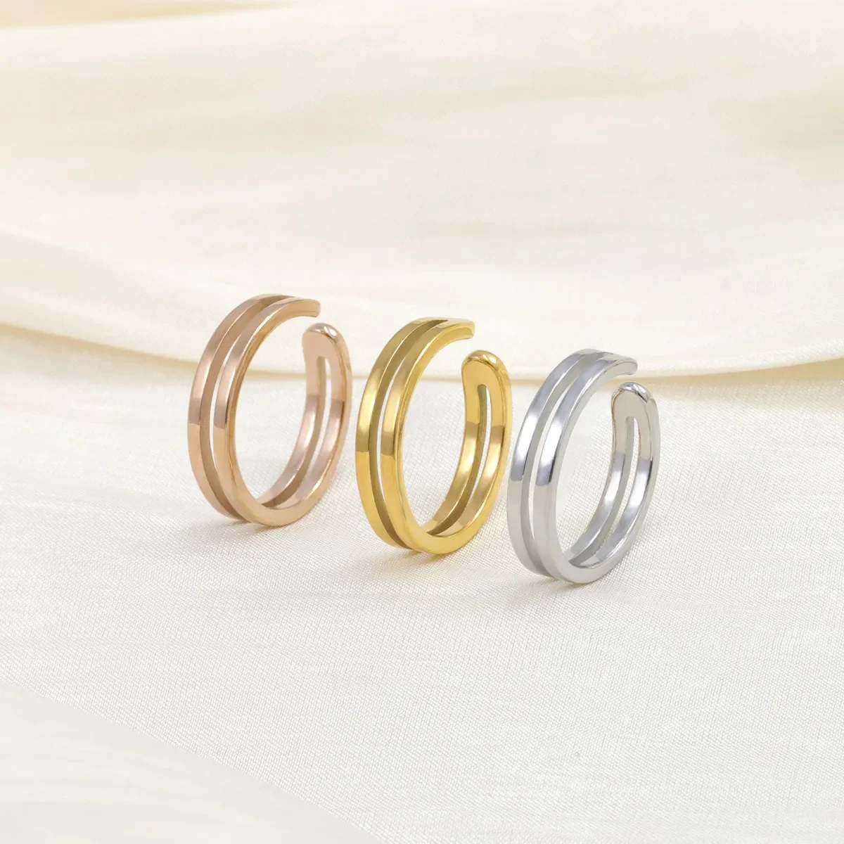 1pc/3pcs Lotus Hollow Crown St - Body Jewelry Hypoallergenic 评论和价格