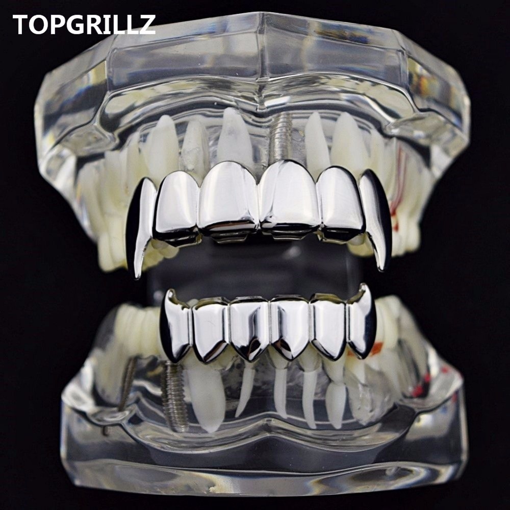 TOPGRILLZ Gold Silver Plated H - Body Jewelry Real Gold 评论和价格