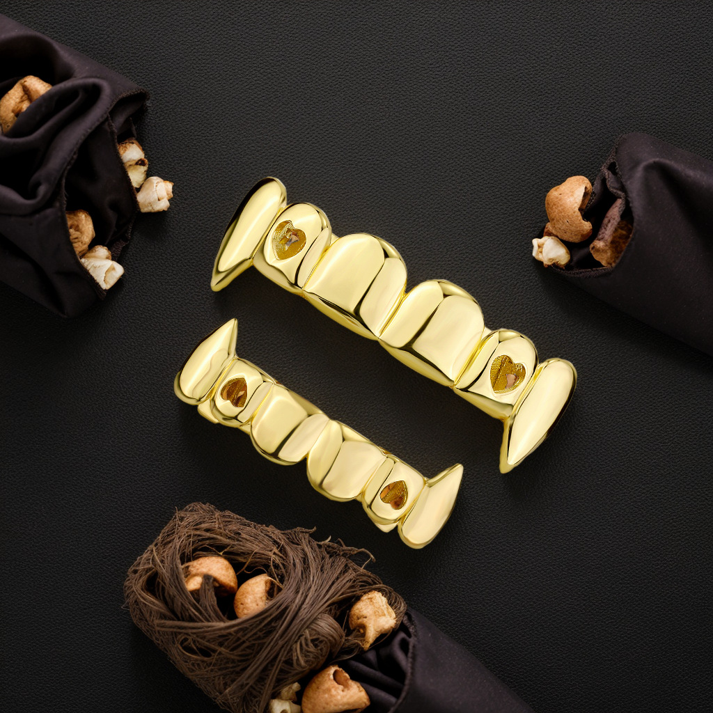 TOPGRILLZ Gold Silver Plated H - Body Jewelry Real Gold 评论和价格