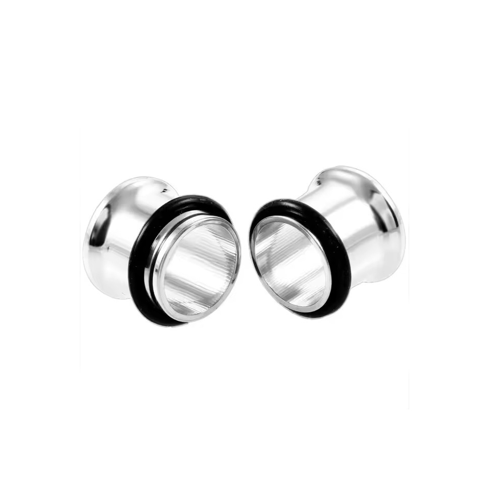 1Pair Stainless Steel Ear Plug - Body Jewelry Ear Gauges 评论和价格