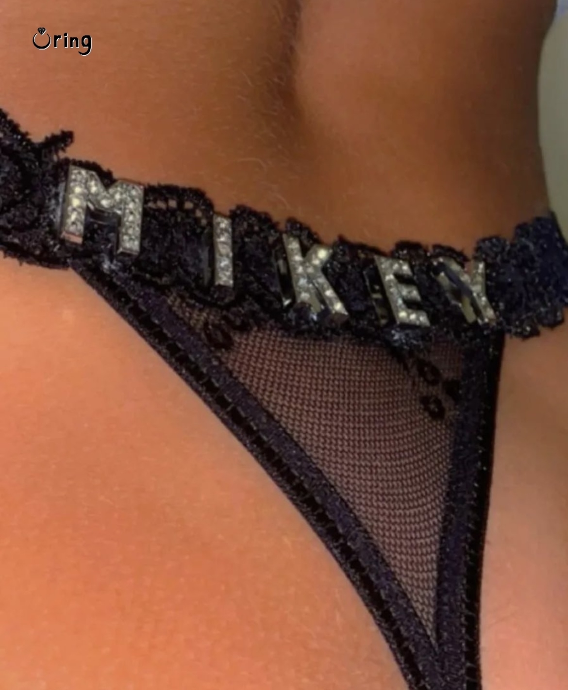 Custom Thongs with Name for Bo - Body Jewelry Names 评论和价格