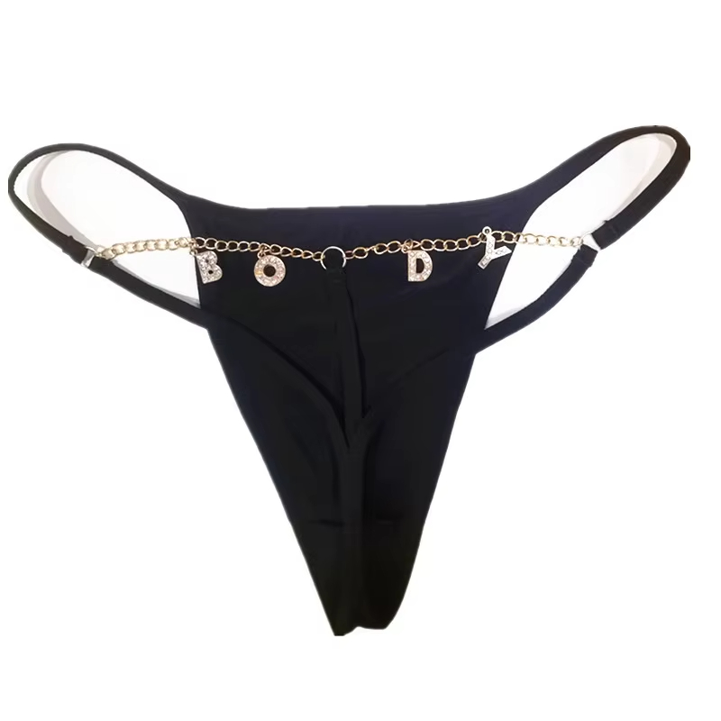 Custom Chain Thong with Name G - Body Jewelry Names 评论和价格