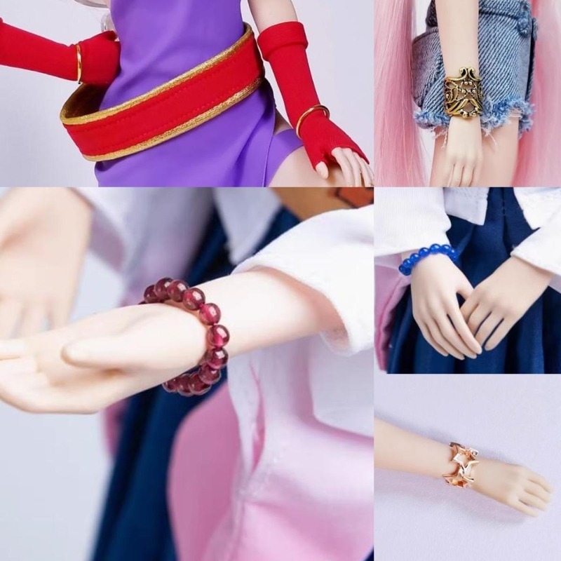1/6 Scale Metal Bracelet Wrist - Body Jewelry Real Gold 评论和价格