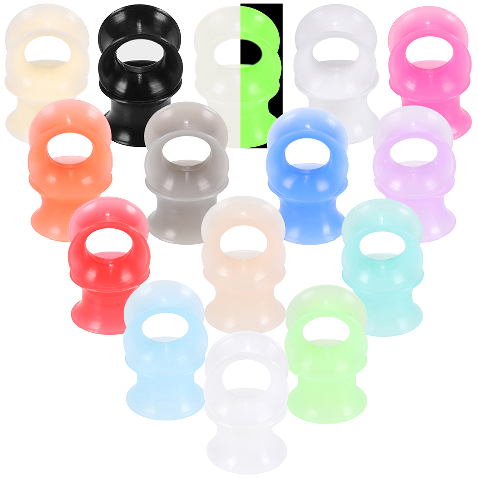30pcs/lot Silicone Flexible Ea - Body Jewelry Ear Gauges 评论和价格
