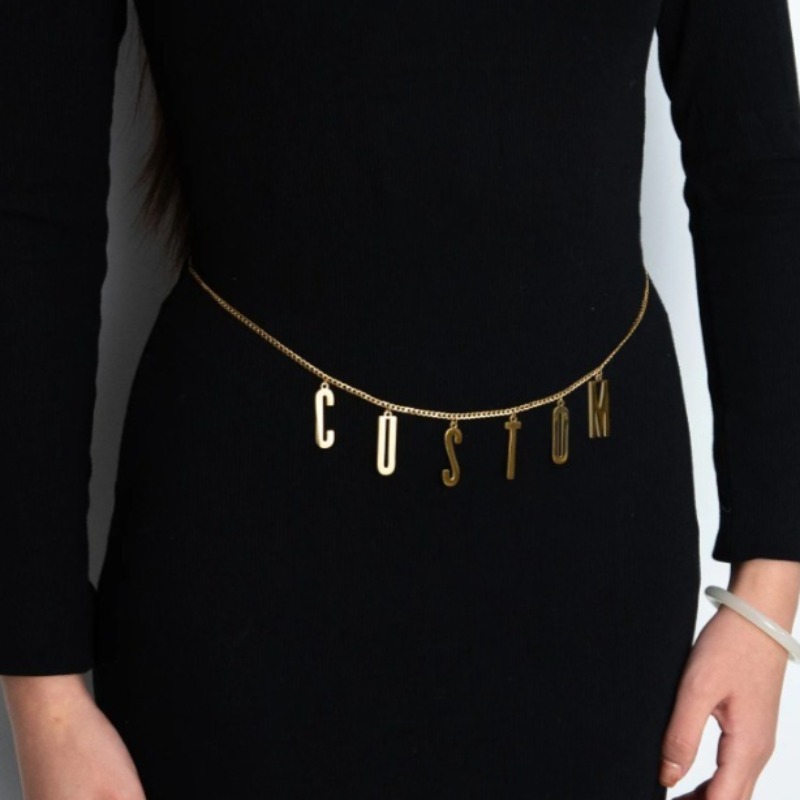 Personalized Custom Name Waist - Body Jewelry Names 评论和价格