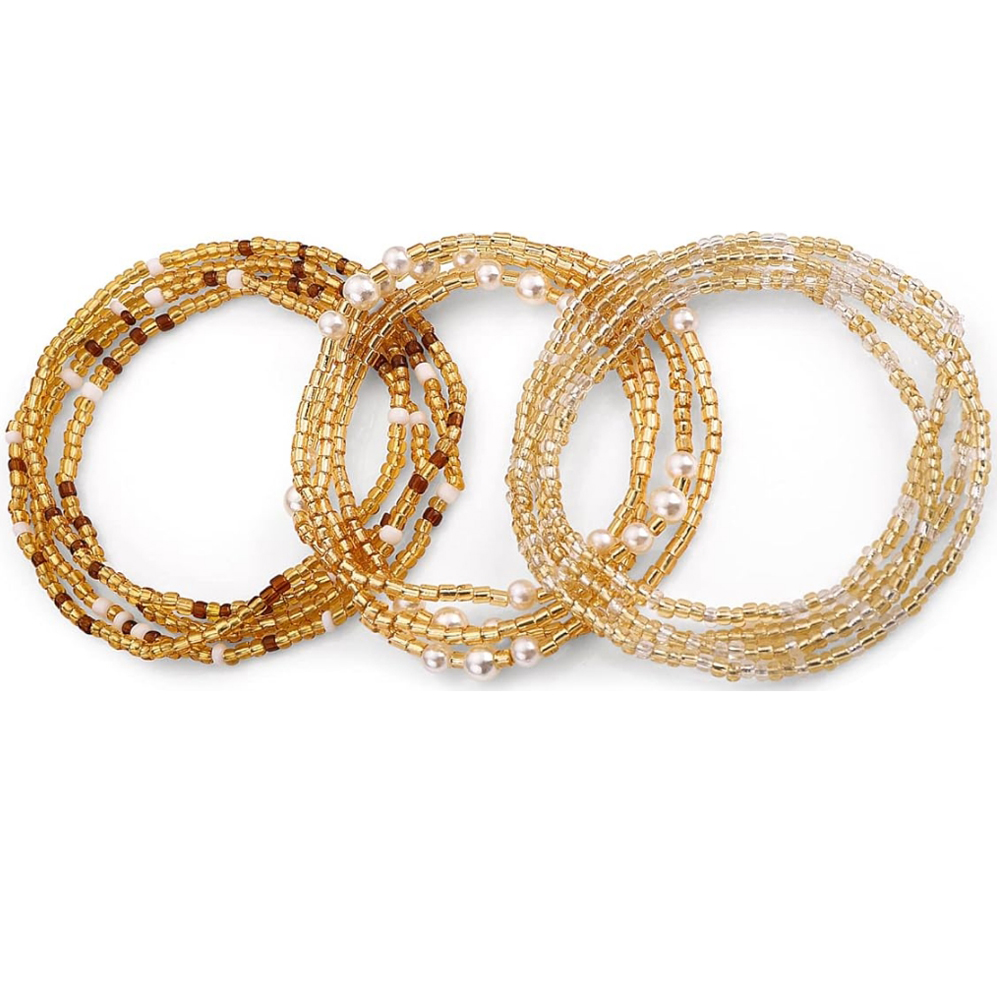 Waist Beads for Women Belly Be - Body Jewelry In Bulk 评论和价格