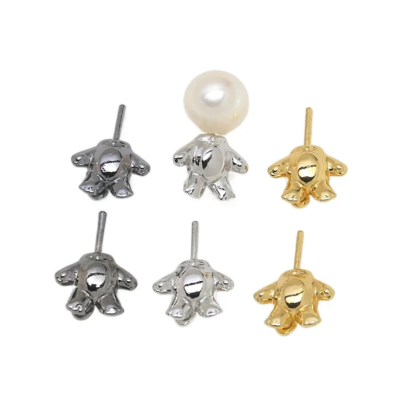 4 Pieces Copper Plated Real Go - Body Jewelry Real Gold 评论和价格