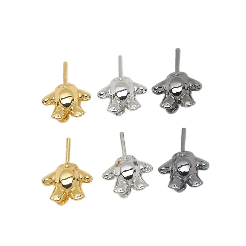 4 Pieces Copper Plated Real Go - Body Jewelry Real Gold 评论和价格