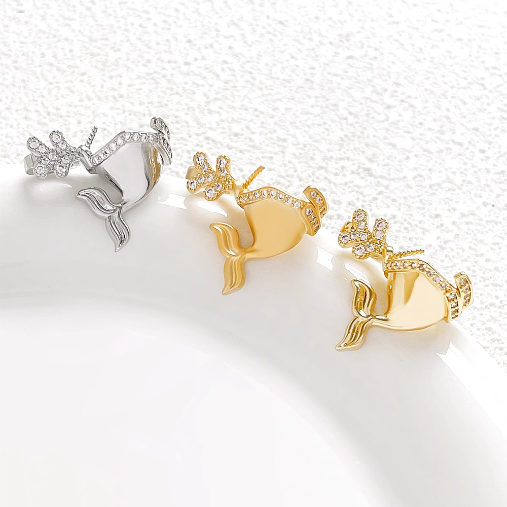 1 Piece Brass Plated with Real - Body Jewelry Real Gold 评论和价格