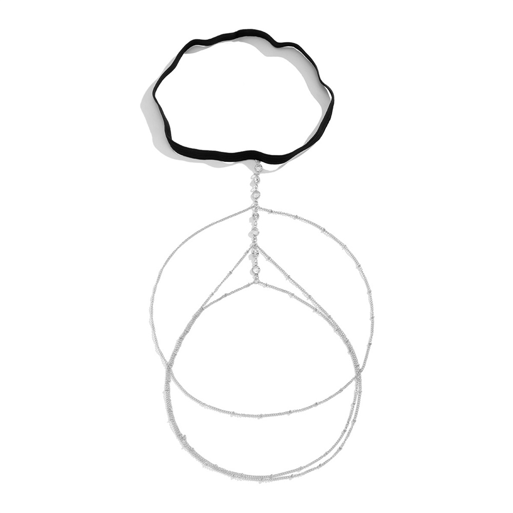 Boho Elastic Band Crystal Leg  - Body Jewelry In Bulk 评论和价格