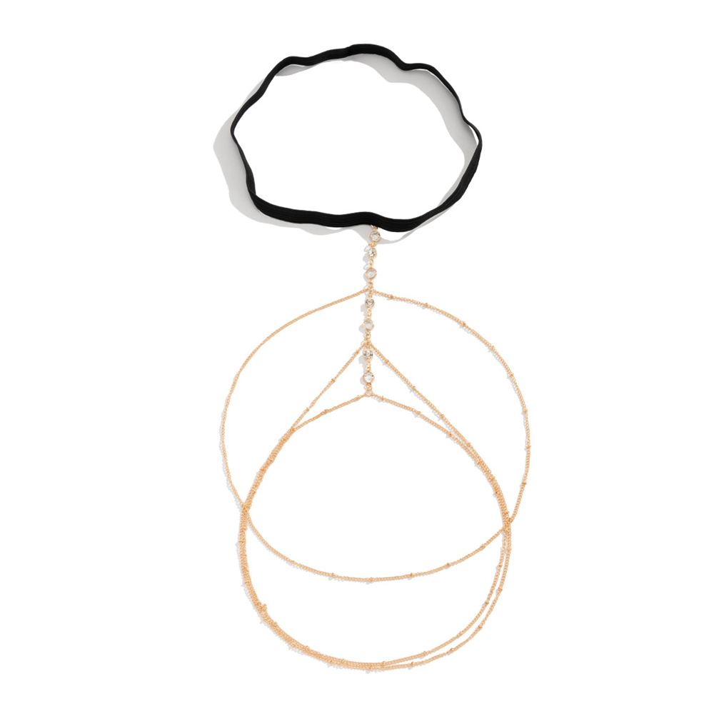 Boho Elastic Band Crystal Leg  - Body Jewelry In Bulk 评论和价格