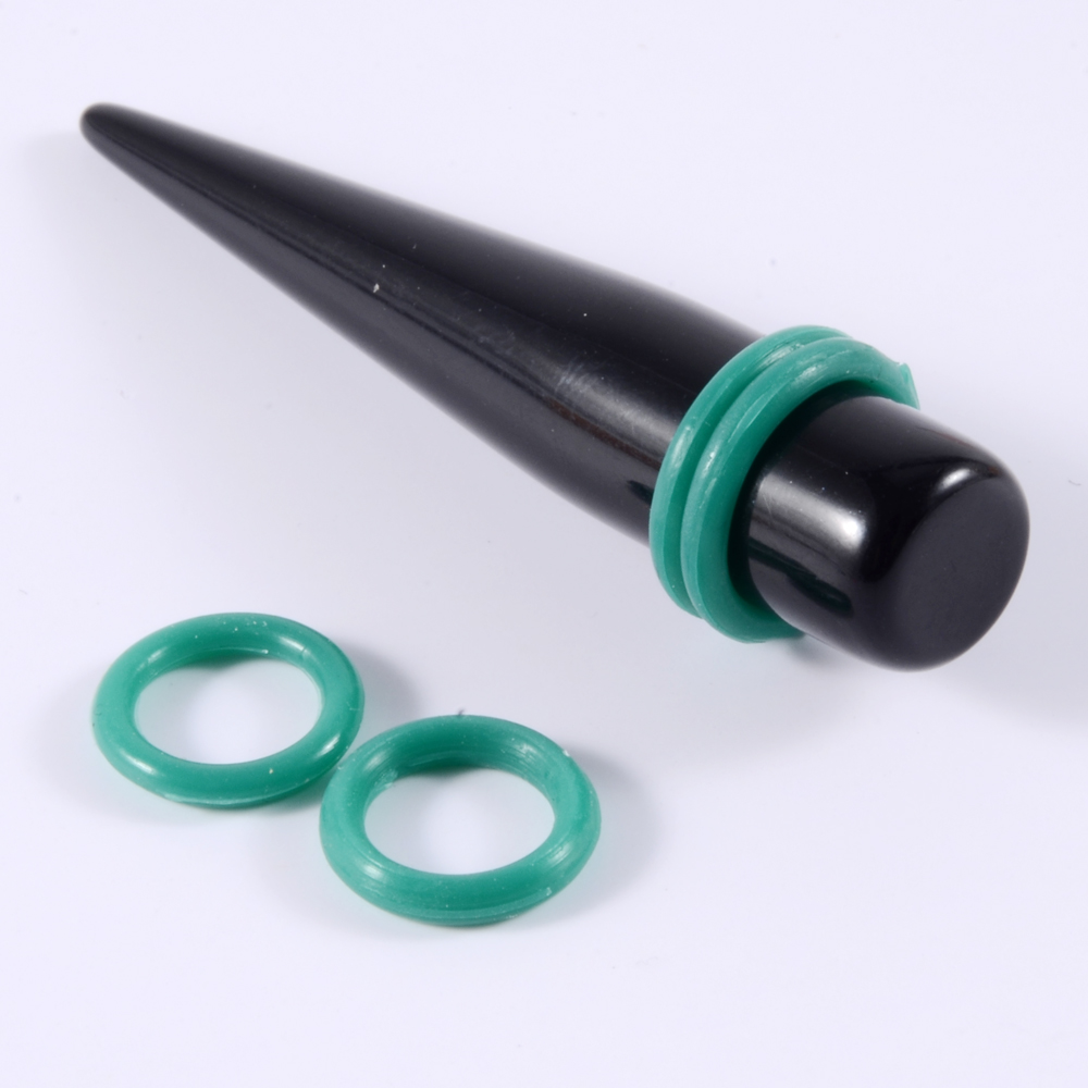 20pcs 1mm-22mm Rubber Ear Tape - Body Jewelry Ear Gauges 评论和价格