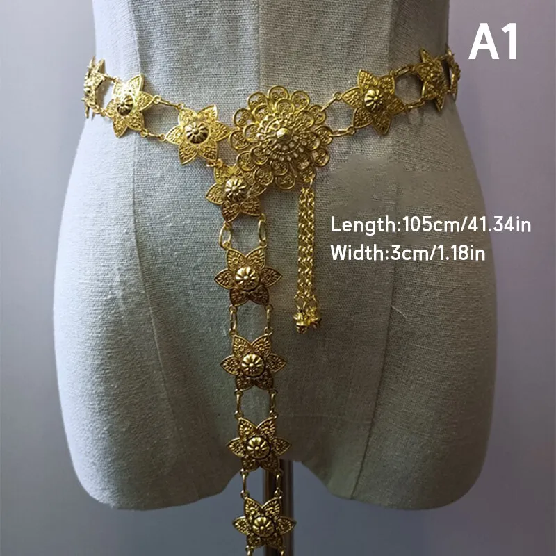 1PC Metal Thailand Waist Chain - Body Jewelry In Bulk 评论和价格